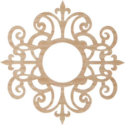 Médaillon de plafond en bois Dijon