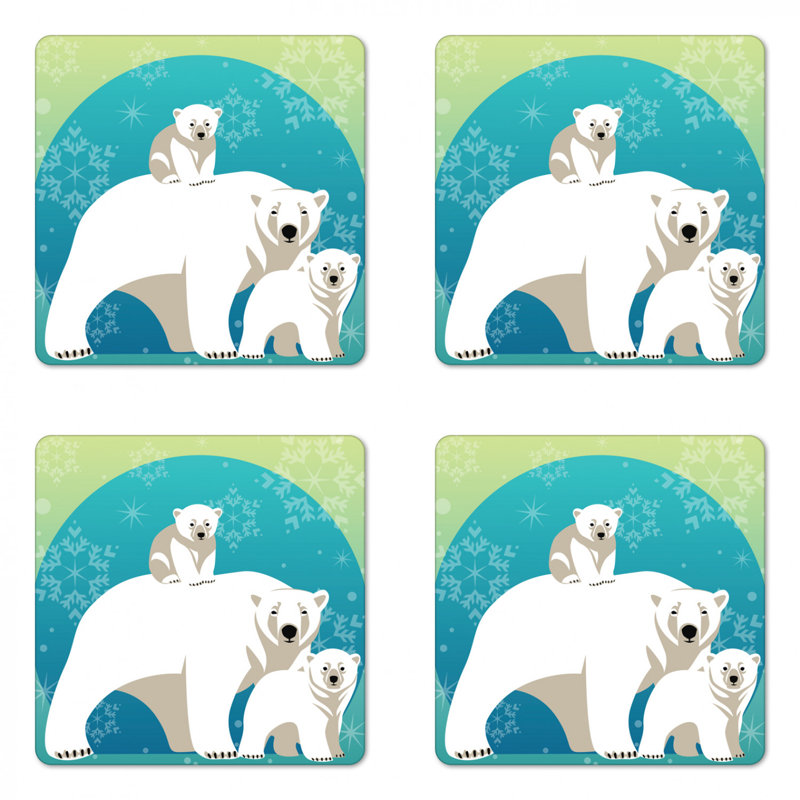 Sous-verre polaire bear
