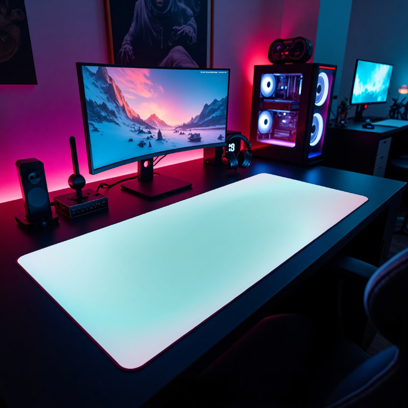 Polyester Desk Pad, 23.6x13.8
