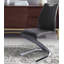 Chaise de salle à manger moderne et simple en forme de sirène en cuir Pu