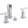 Purist® Vertical Spray Bidet Faucet with Lever Handles