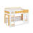 Twin Over Twin Bunk Bed With Shelves