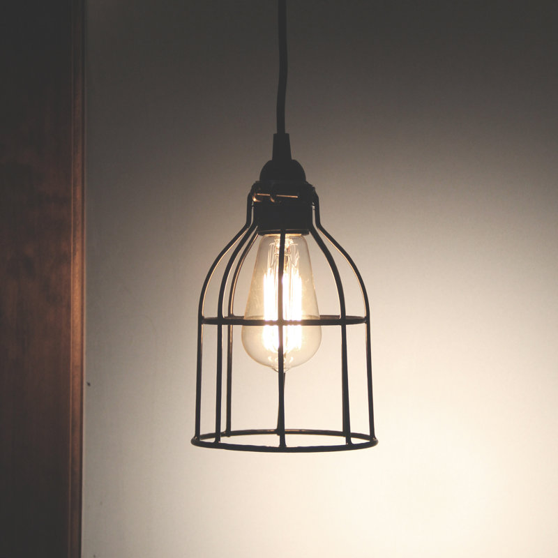 Mesure 8'' H x 6'' W Metal Bell Pendant Shade