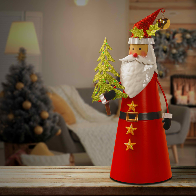 Père Noël en métal 12 po
