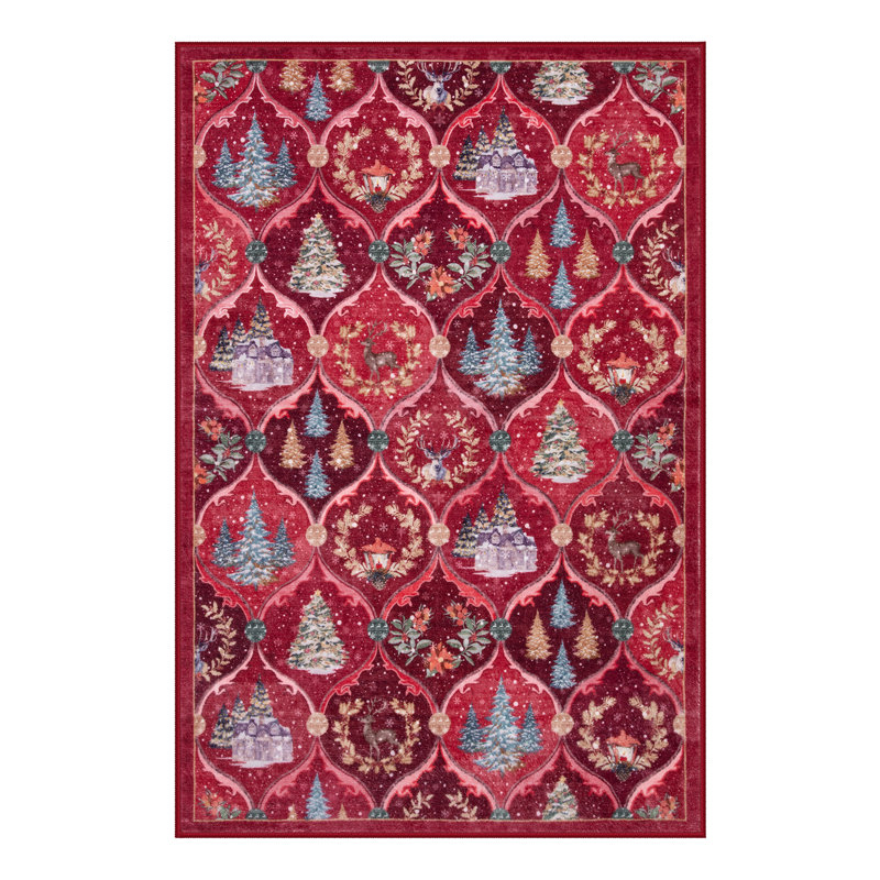 Tapis de Noël Laraven, Rectangulaire 2 pi x 3 pi