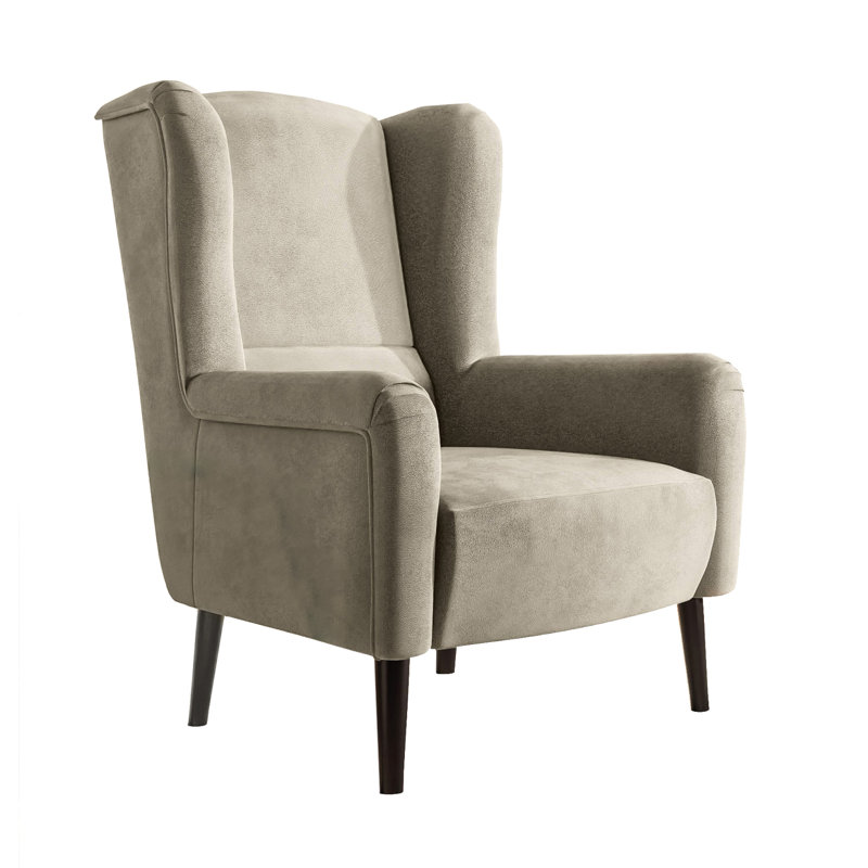 Smeltzer Upholstered Armchair, Beige