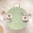East Urban Home Cartoon Fitted Round Tablecloth Pale Green-299223779