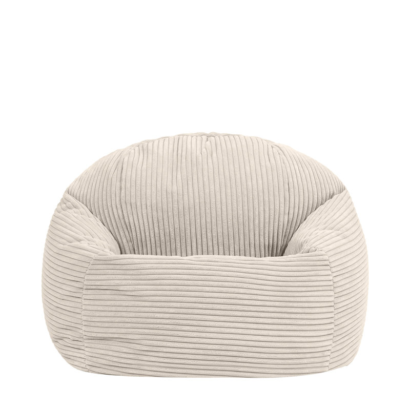 Kids Kingston Corduroy Classic Bean Bag, Beige