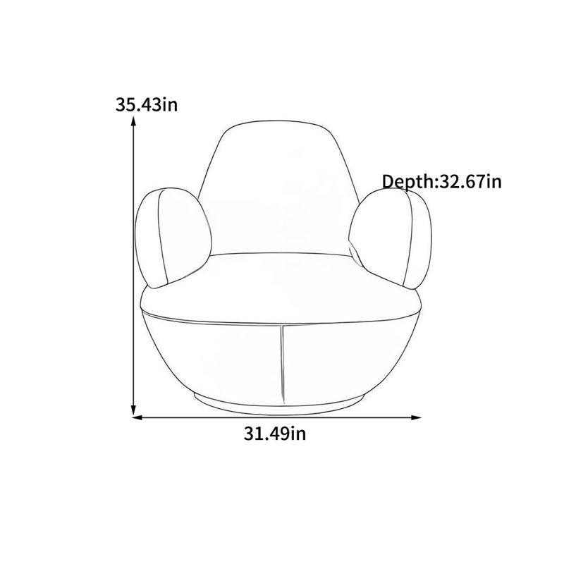Fauteuil de loisir ergonomique et confortable, Similicuir vert