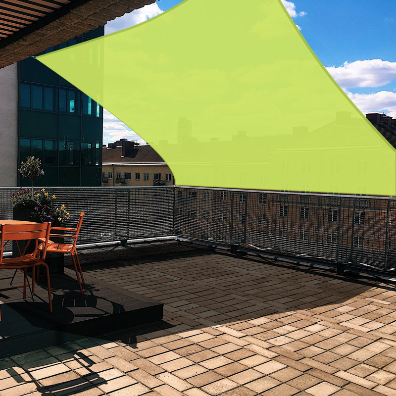 Toile d'ombrage carrée 10 pi Yescom, Vert pomme, 10 pi x 10 pi