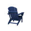 2 chaises pliantes bleu marine - Matériau, idéales pour la vie en plein air de grandes assises