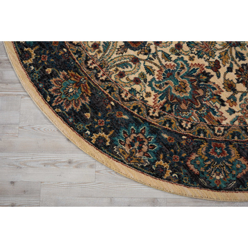 Tapis brun zone Madrid, Rond 5 pi