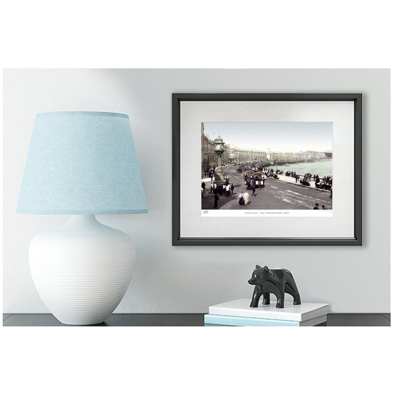 Douglas, The Promenade 1897 by Francis Frith - Single Picture Frame Print, 60cm H x 80cm W x 2.3cm D