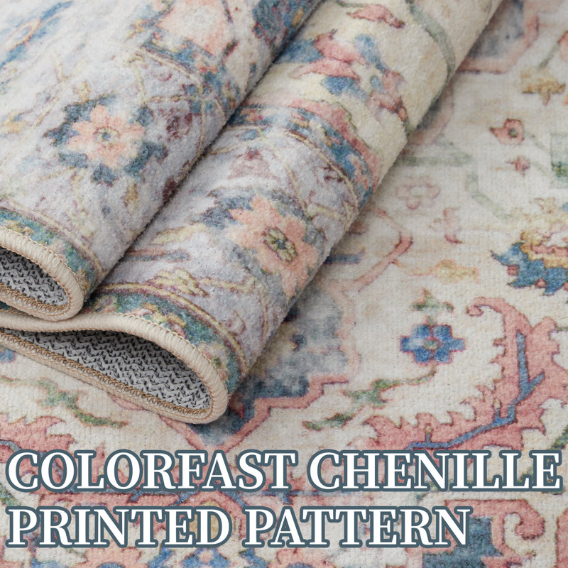 Pessina Washable Oriental Rug