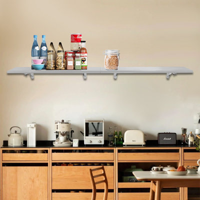 Tablette murale en acier inoxydable