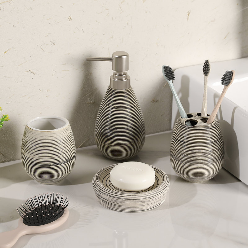 Ceramic / Porcelain Bathroom Accessory Set