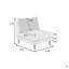 Ensemble modulaire de 6 chaises modulaires avec accoudoirs et un fauteuil avec repose-pieds et canapé en U-426482790