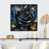 Toile avec cadre flottant noir