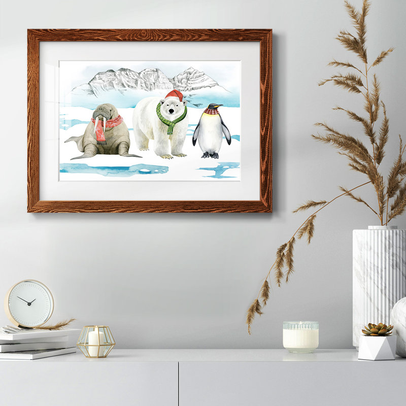 Collection d'animaux de l'Arctique A, Érable, H 14 po x l 20 po x P 1,5 po