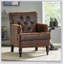 CHAISE CLUB TUFTÉE Structure de base solide simple et moderne avec revêtement épais-2096894036