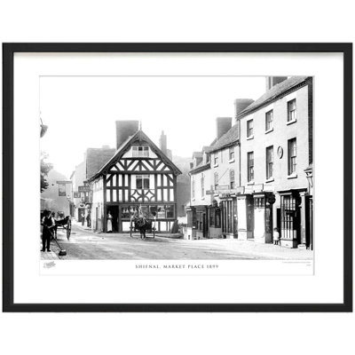 Shifnal, Market Place 1899 - Single Picture Frame Print
