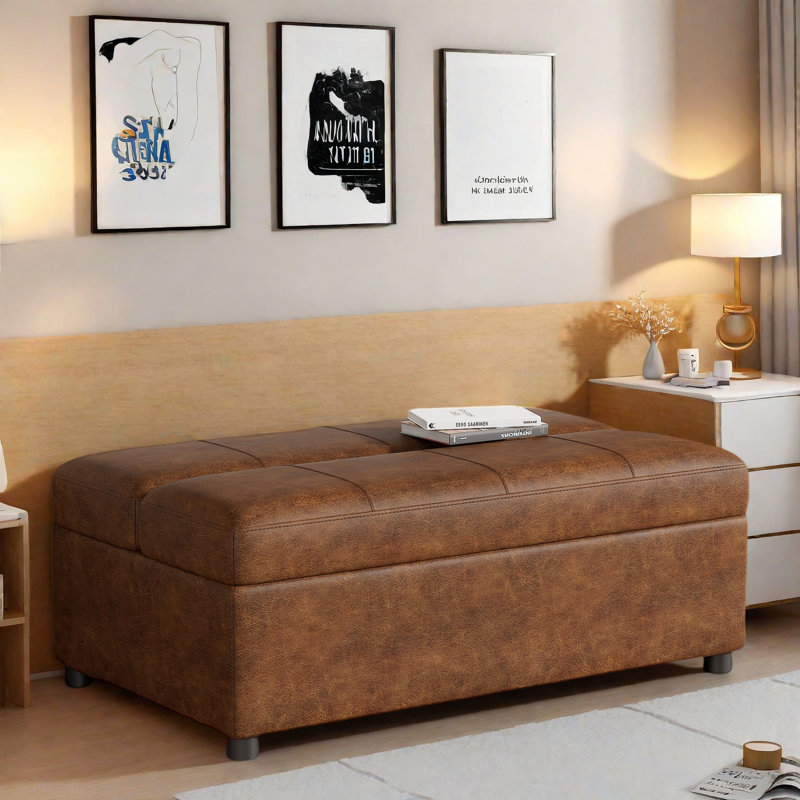 Lit escamotable pliant avec lit d'invité convertible et matelas