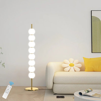 47.2'' Gold LED Novelty Floor Lamp
