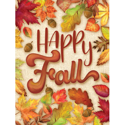 «Happy Fall On Canvas» par Mollie B.