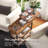 Top End Table with Storage and Built-In Electrical Outlet