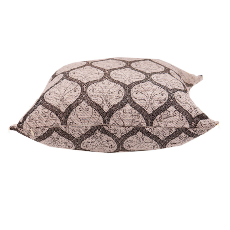 Southwestern Pillows Tassels Chenille Reversible Throw Pillow, White/Grey
