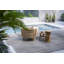 Clelio Solid Wood Accent Stool
