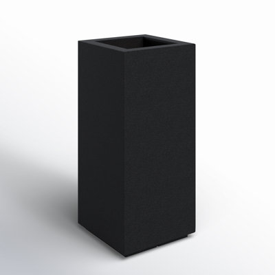 Gita Tall Lightweight Outdoor 16" x 16" x 36" Square Planter Box