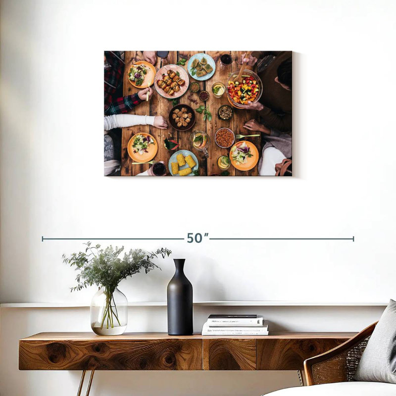 Yarlin Cozy Rustic Dinner, 20" H x 30" W