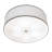 Cilindro Textrene Fabric Semi Flush Mount
