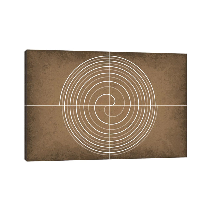 Fermat's Spiral by GetYourNerdOn - Wrapped Canvas Gallery-Wrapped Canvas Giclée, 66.04 cm H x 45.72 cm W x 1.91 cm D