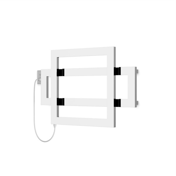Cadiz Wall Mount Electric Towel Warmer, Chrome