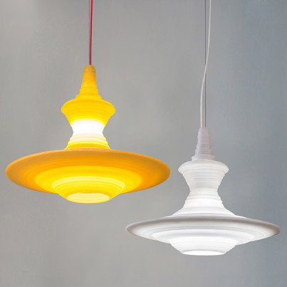 Stupa 1 - Light Chandelier, Yellow