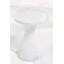 Isabelle Marble Top Pedestal End Table