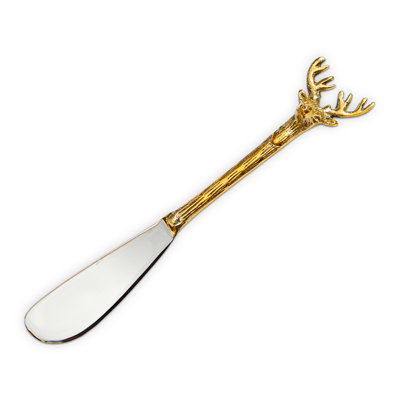 Reindeer Spreader Gold Metal Christmas