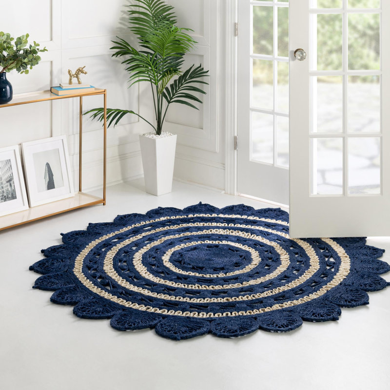 Mateus Oriental Indoor Rug, Round 4'1"