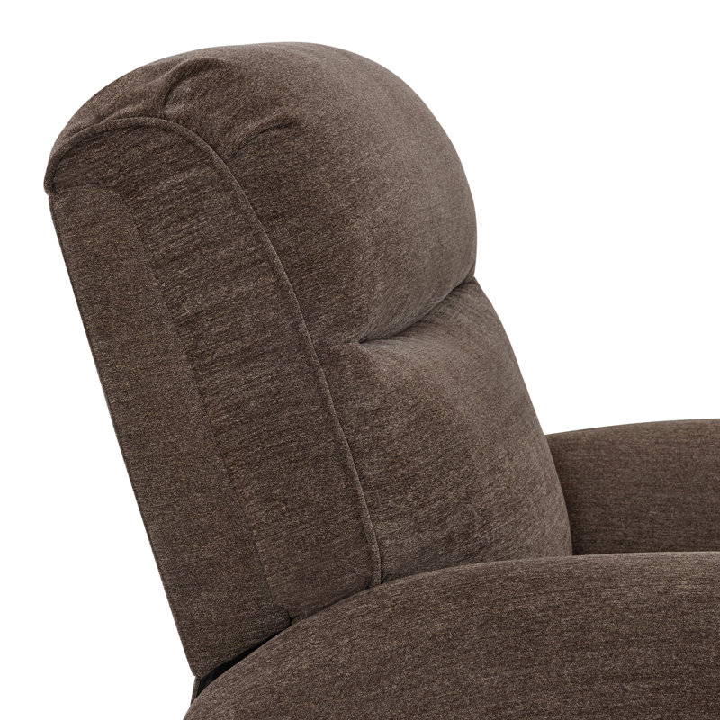 102.1cm Wide Lift Assist Standard Recliner with Heated Cushion, Brown
