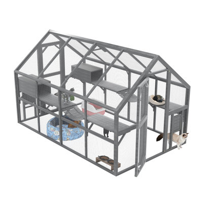 Deluxe Outdoor Catio & Activity Center