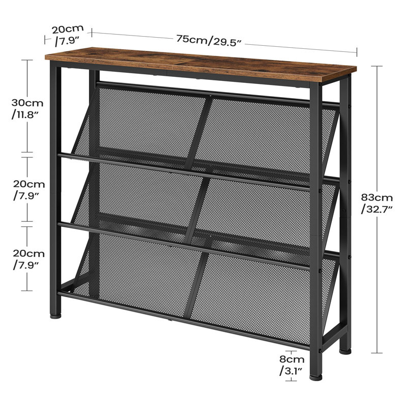 9 Pair Shoe Rack