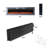 Wall Mounted/Recessed-In Stainless Steel Electric Fireplace-459920083