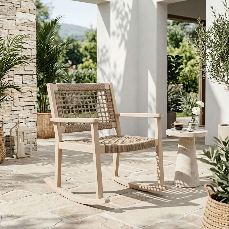 Chaise berçante d'extérieur Dayon