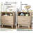 Candelario 2 - Drawer Nightstand With A Shelf Oak Bedside Table