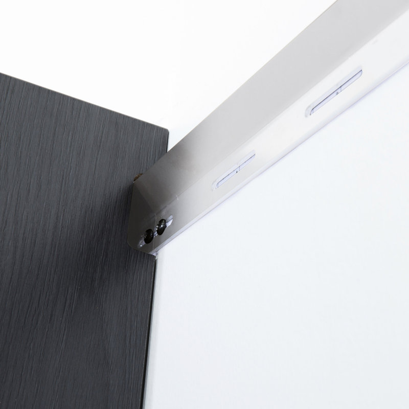 Metal Wall Mounted - Series, 32 In. W X 28 H 20 D, Metallic Gray, Gentle , Heat & Water , Strong Edge Banding Storage Cabinet Silent Robust Band
