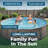 Bestway Power Steel Round Above Ground Outdoor Swimming Pool Set with Filter Pump and Cover-94909618-94909617