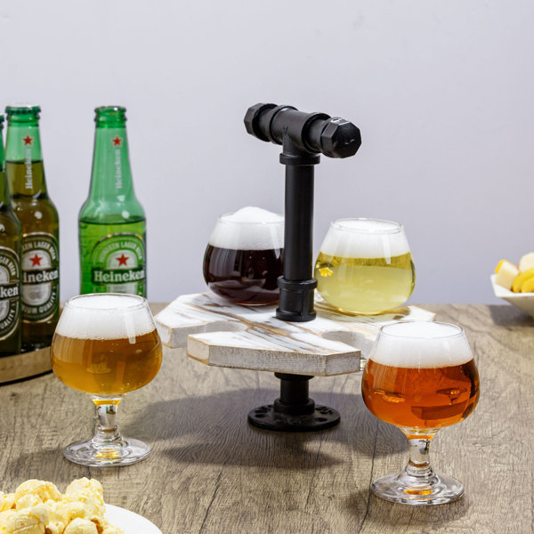 Personalized 4 Piece Lenox Tuscany Craft Beer Glass Set Custom Engraved Beer  Glasses, Monogram Beer Glass Package, Set of 4 Beer Gift Set 