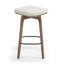 Tabouret de comptoir pivotant rembourré Oliviah-2064121764